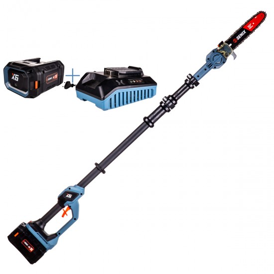 CSPX6-M-EU AKÜLÜ YÜKSEK DAL BUDAMA TESTERESİ 4.0Ah 